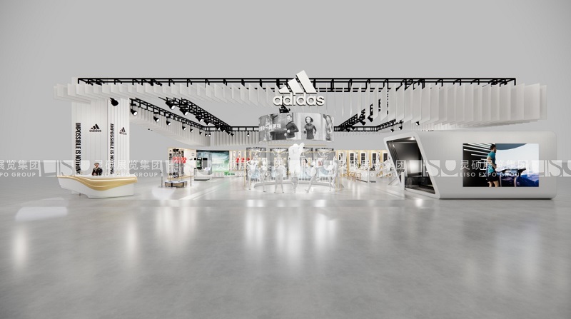 阿迪达斯上海展会展台设计搭建案例